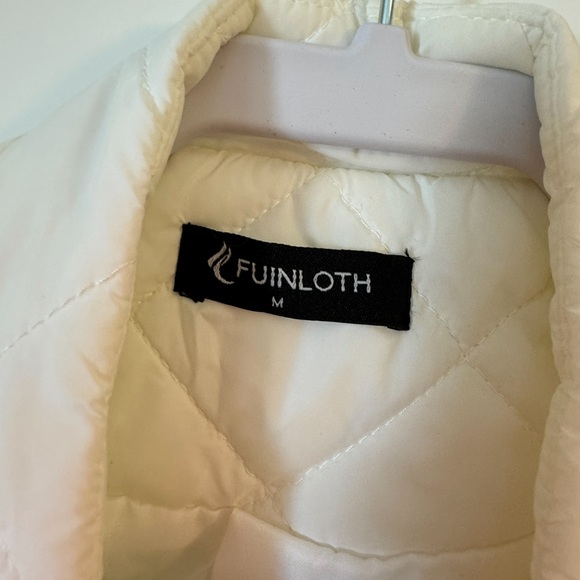 White Quilted Vest for Women - Picture 7 of 8